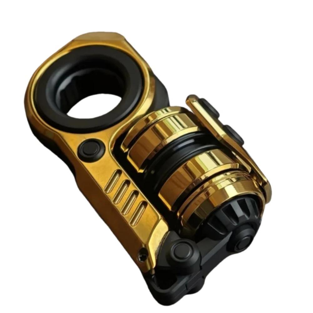 Tuning Fork Grenade Fidget Spinner Magnetic Push Egg Mechanical Ratchet Slider Crisp Sound Decompression Metal Fingertip EDC Toy