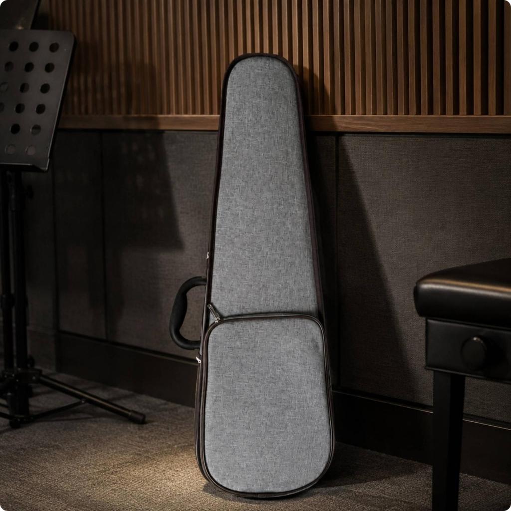 Violin Case Textured with Exterior Storage Pocket Shock Absorbent