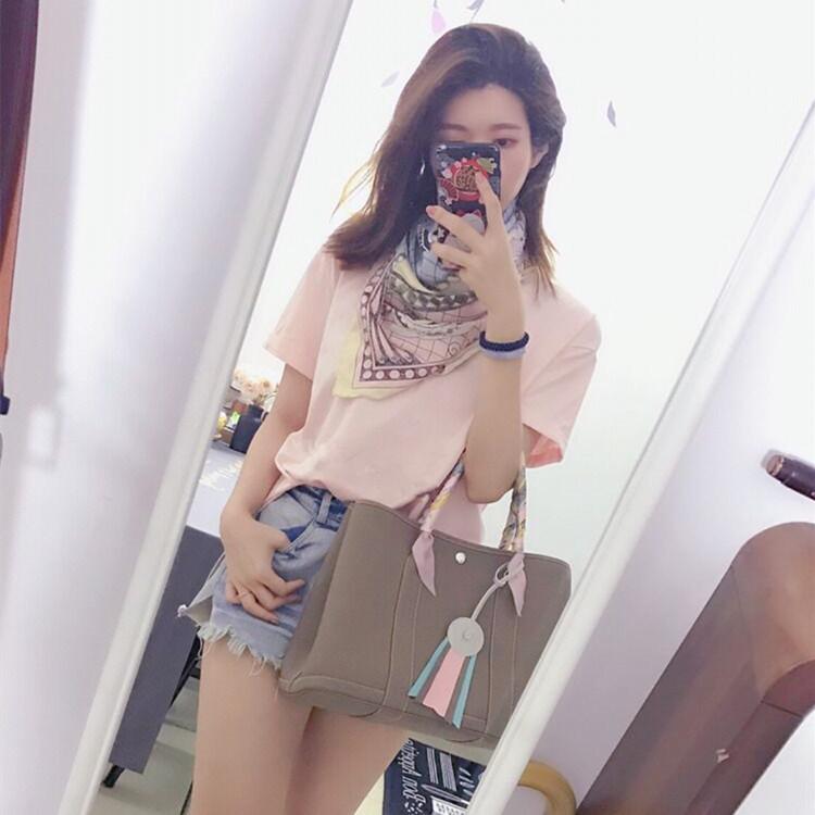 

Новая женская сумка из воловьей кожи + диагональная сумка на одно плечо, упрощенная садовая сумка, ручная сумка + сумка, сумка-ведро для воды