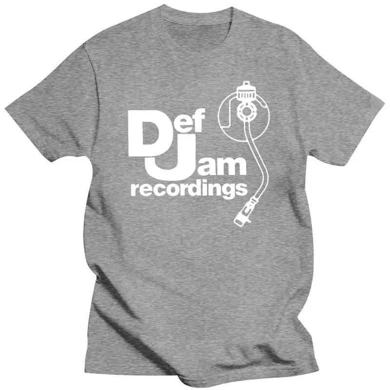 Men's DEF JAM Recordings Logo Classic Rap Hip Hop Print NAS T-Shirt Mens Spring Summer 2024100% Cotton Graphic T Shirts
