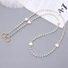 Yi Lian Handmade ABS Pearl Beaded Crossbody Bag & Phone Lanyard Strap