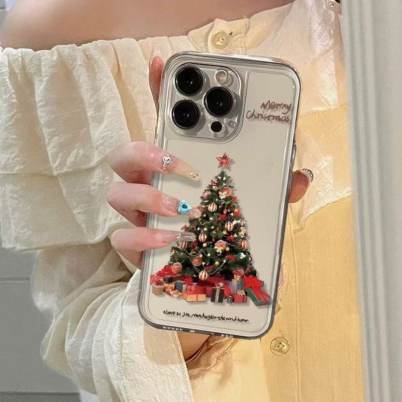 Christmas tree for iphone17promax mobile phone case apple 16/14pro European and American 13/12/15/11pro