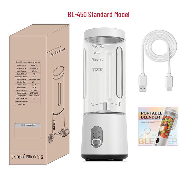 Portable Automatic Juicer and Smoothie Blender with Large Capacity 600ML