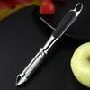 5 In 1 Fruit Vegetable Peeler Hole Digging Bottle Opener Zinc Alloy Ergonomic Non Slip Handle for