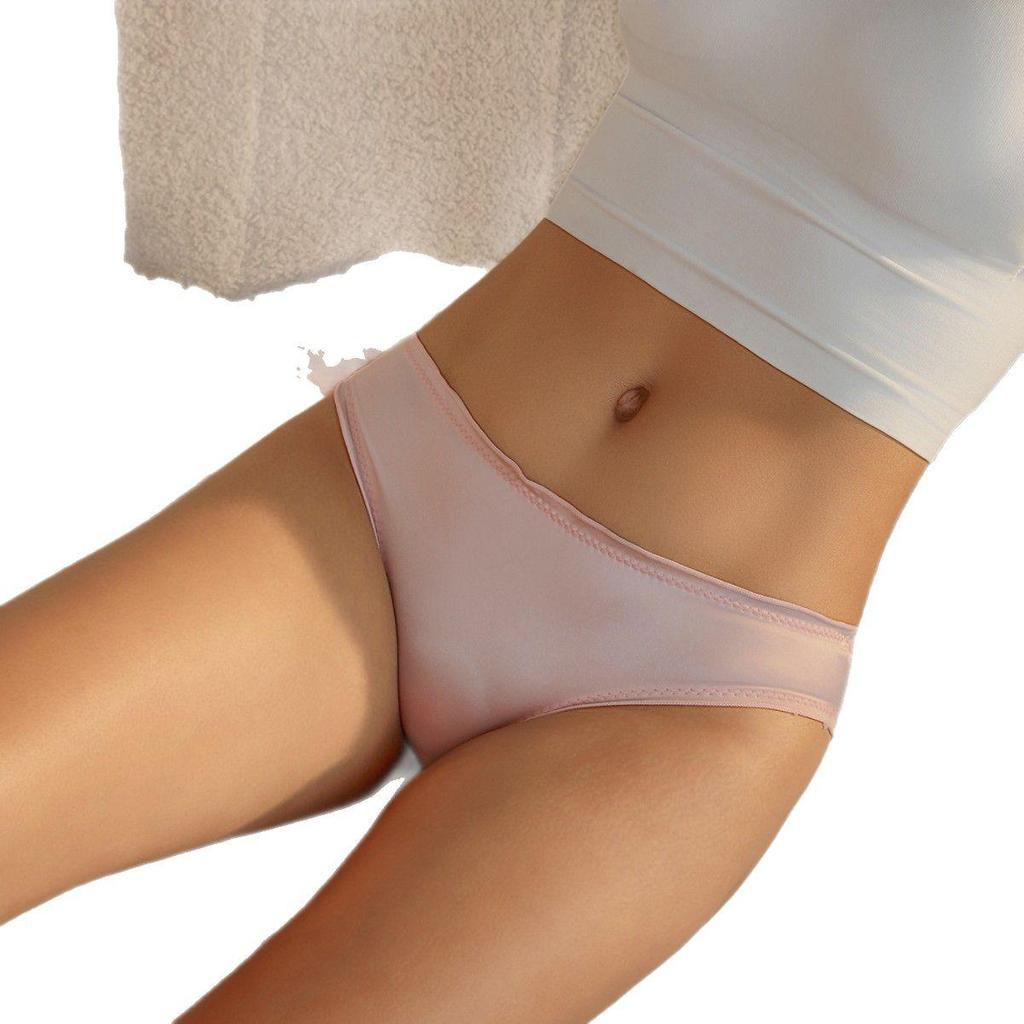 Plus Size Women's Sexy Cotton Breathable Elastic Triangle Panties - European & American Style, Oily Fabric, Comfortable Fit.