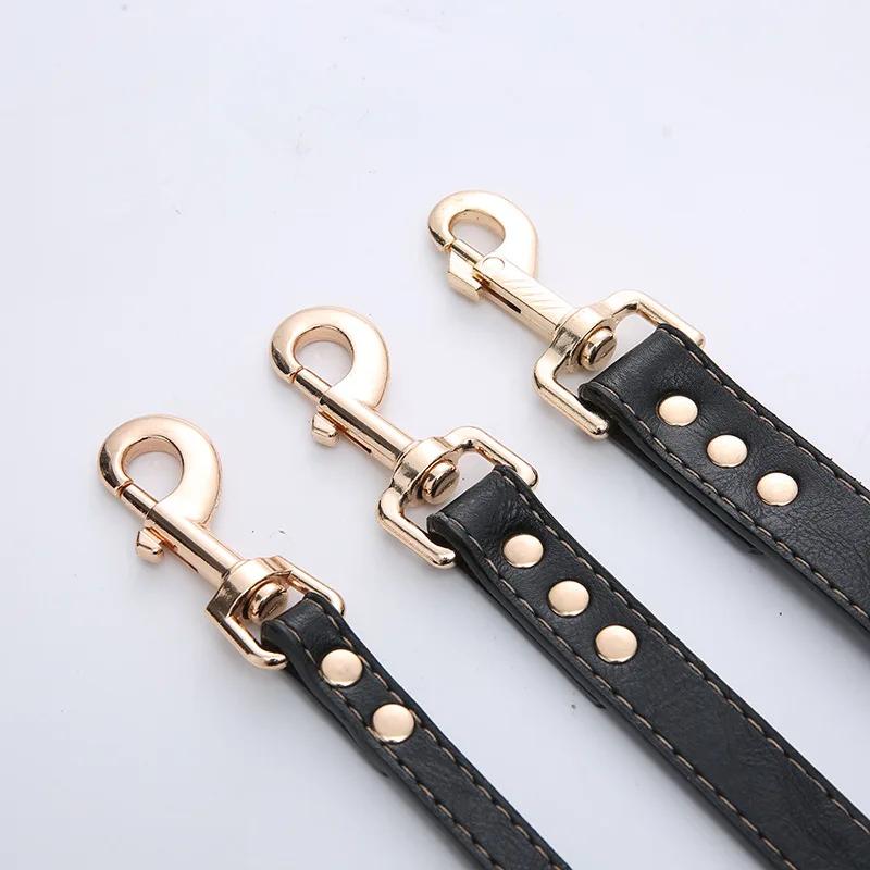 Dog Leash Harness Leather Lead 120cm Puppy Walking Running Leashes Training Rope Belt For Small Medium Large Dogs Pet Supplies