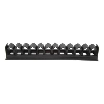 Horse Whip Crop Holder Plastic Horse Whip Rack Wall Mounted for Horse Stables Black