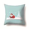 Christmas Gifts Santa Claus Pattern Pillow Polyester Home