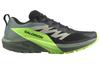 Men's Sneakers SALOMON Sense Ride 5 Trail Running Shoes Unisex Black Green