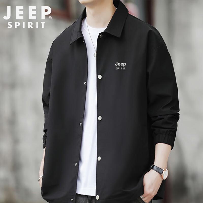 JEEP SPIRIT Men's Autumn Outdoor Windproof Jacket