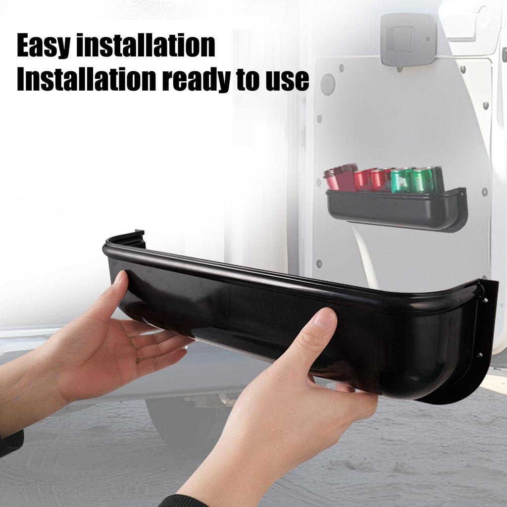 RV Door Storage Caravan Trailer Door Organizer Box Waterproof Car Accessories Large Capacity Holder Rack for Vehicle Drinks Tool