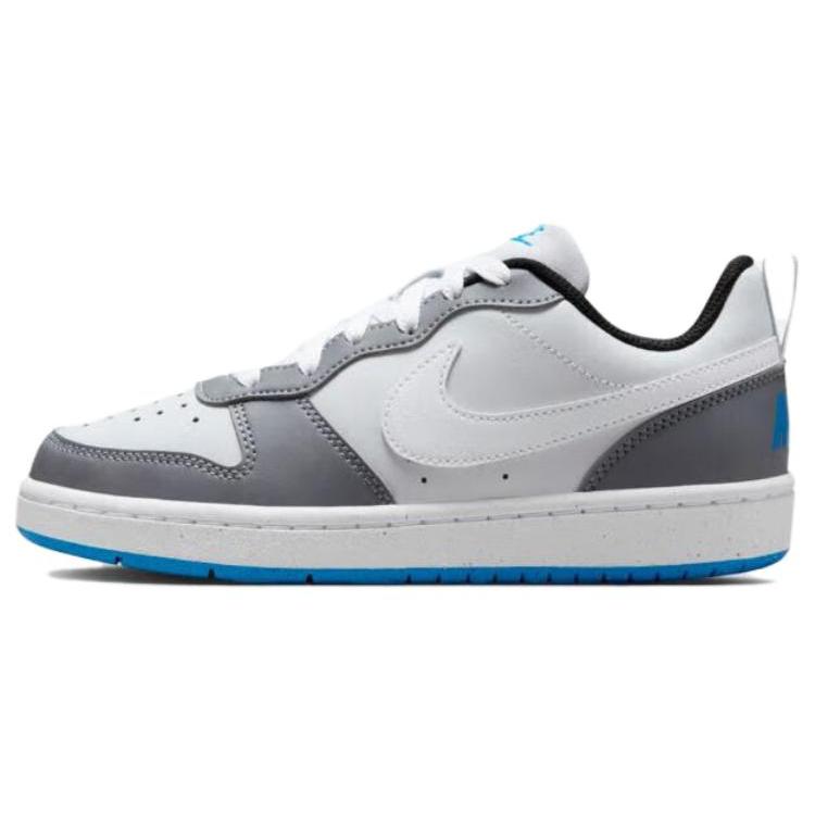 New Nike Court Borough Low Recraft 'Platinum Cool Grey Photo Blue' GS DV5456-019