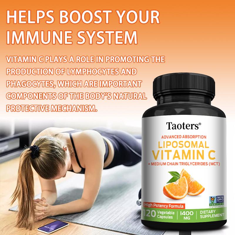 Liposome Vitamin C 1400 Mg 120 Capsules