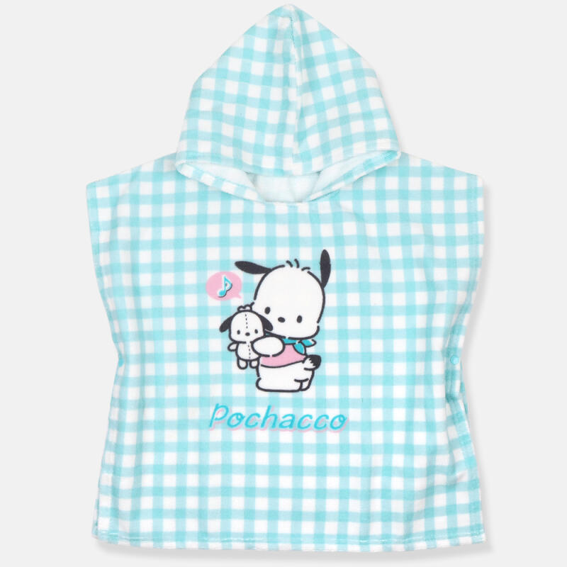 Pochaco Children s Hooded Poncho Towel green