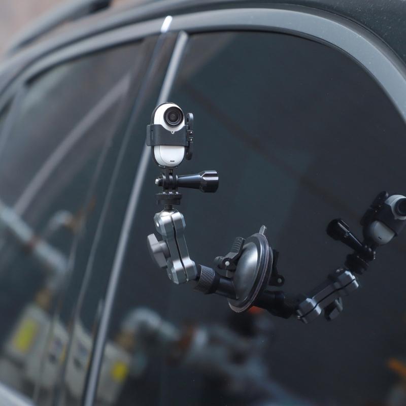 Action Camera Holder, Instants Flip Between Portrait and Landscape Stand , Flashes Transfer Companions for GO 3/3S