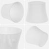 KADAX Flowerpot Flower Pot 11cm Plant Cover Flowerpot Plastic White