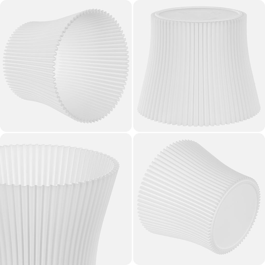 KADAX Flowerpot Flower Pot 11cm Plant Cover Flowerpot Plastic White