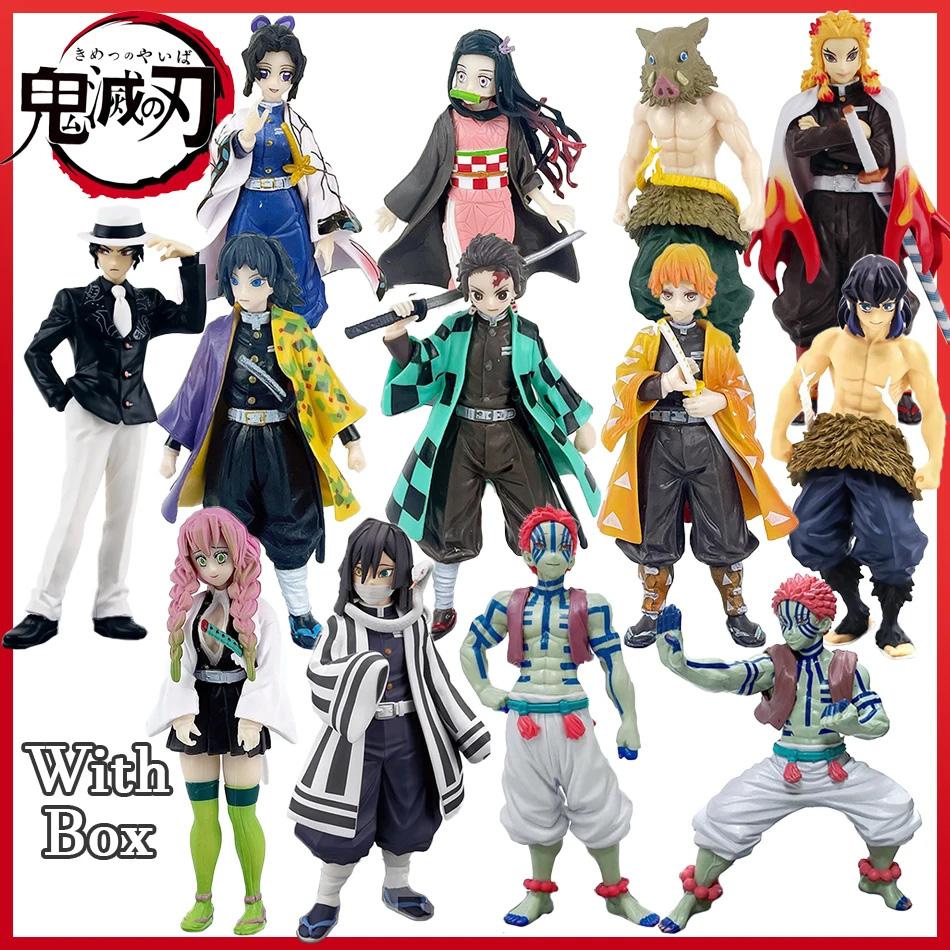 Anime Kimetsu No Yaiba Figure Kamado Tanjirou Action Figure Agatsuma Zenitsu Nezuko Warrior Pvc Model Toys