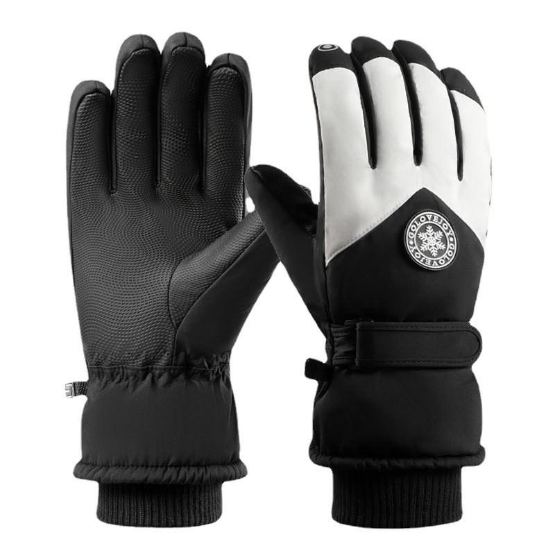 Unisex Winter Ski Gloves Touchscreen Compatible Windproof Waterproof Thermal Lined Cycling