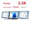 EIMIO Dual Screen Portable Monitor: 14" & 16" 2.5K Left-Right One-Line Triple Display Laptop Extension