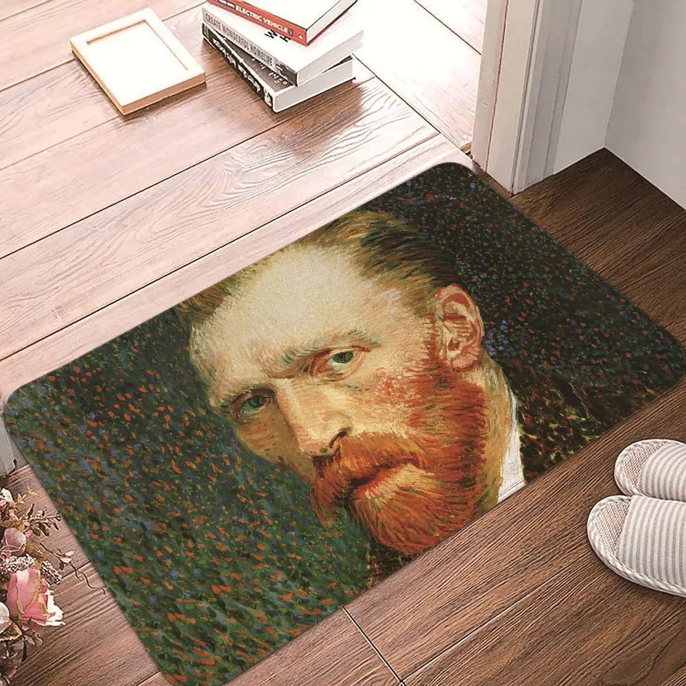 Vincent Van Gogh Starry Night Carpet Art Abstract Rugs Forest Night View Soft Floor Mat for Home Living Room Bedroom Dorm Decor