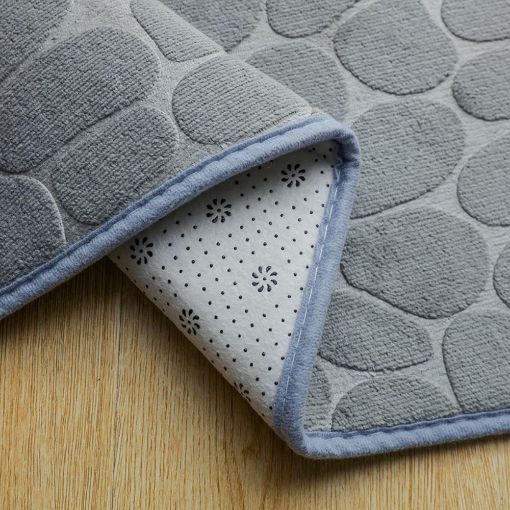 Bathroom Bath Mat Non-slip Carpets In Wash Basin Bathtub Side Floor Rug Shower Room Doormat Memory Foam 3D Pad