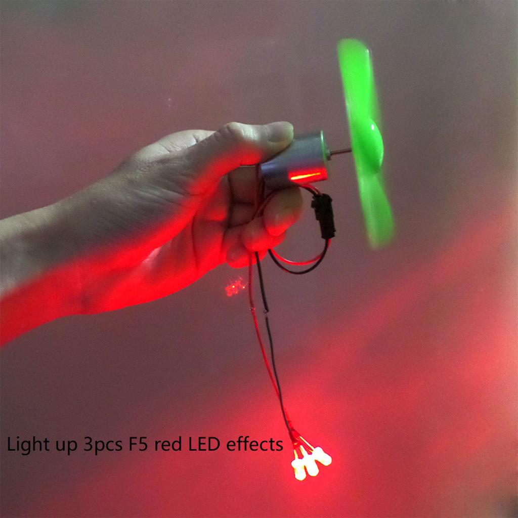 Mini Wind for Turbine Generator Model for Teaching Physical Power Generation Principle and DIY Science Education Experim