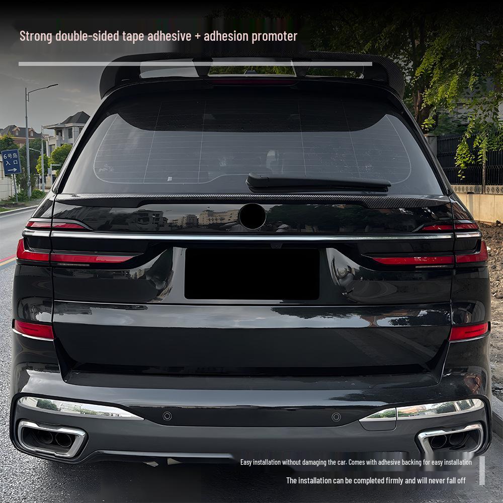 Compatible with BMW X7 G07 2019+ Roof Spoiler & Diffuser Exterior Trim Kit
