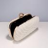 Beading Women Evening Bags Vintage Small Chain Shoulder Handbags Pearl Diamonds Metal Ladies Clutch Handbags