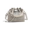 Large Capacity Bag Fashion Pearl Handbag Texture Pu Shoulder Bag Niche Versatile Bucket Bag