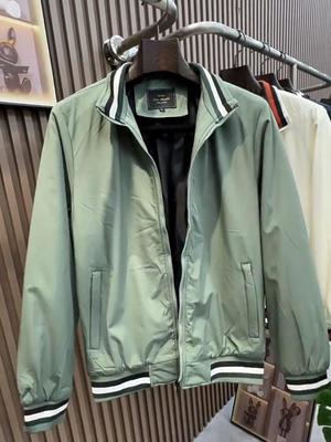 Jaqueta Casual Masculina Primavera E Outono Esporte Jaqueta De Cor Sólida Masculina