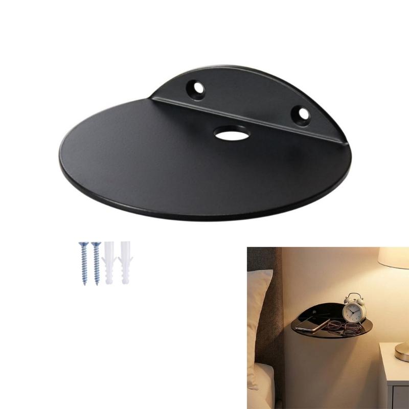 Acrylic Floating Wall Shelf Maximizes Space Utilization For Bathroom Kitchen Storage With Easy Installation