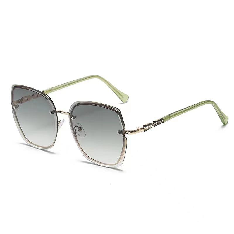 Blush frameless women's personality trendy sunglasses glasses popular sunglasses trimmed fashion