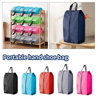 Portable Travel Shoe Bag Large Capacity Dustproof Organizer Bags Travel Nylon Shoe Bag with Sturdy Zipper Pouch Case Waterproof