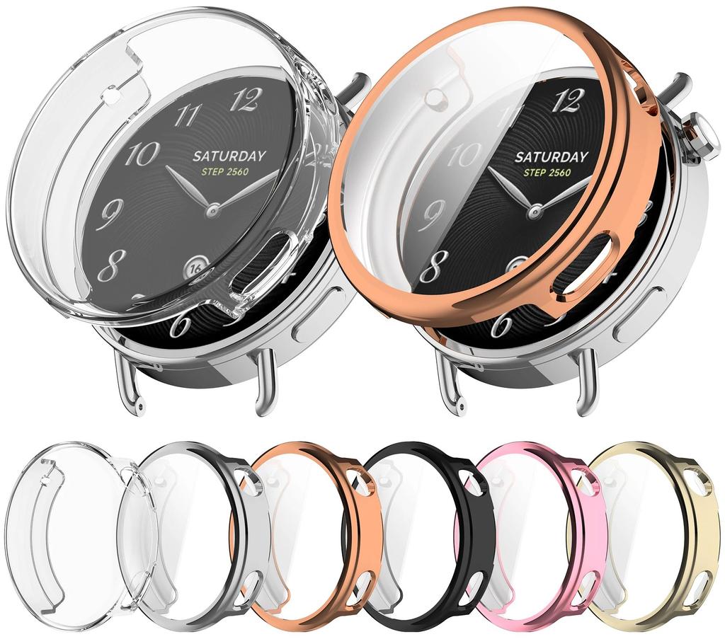 Full Protective Case Cover Shell For Xiaomi Watch S4 41mm SmartWatch Accessories Frame for Mi WatchS4 Cases TPU Screen Protector