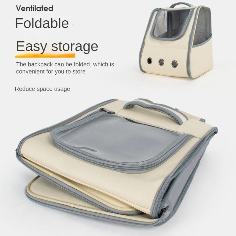 Pet Milk Cat Bag Portable Foldable Breathable Large Capacity Cage for Small and Medium Dogs Waterproof Backpack Dog Bag