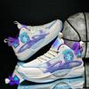 New Basketball Shoes Men's Guochao Graffiti Warbler Duck Youth Student Competition Actual Sports Training Shoes 2025