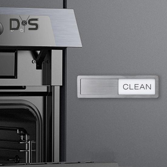 Clean Dirty Dishwasher Magnet Easy-to-Slide Strong Magnet Sign Kitchen Clean Dirty Sign for Home Restaurants Dishwasher
