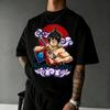 One Piece Anime T Shirt Unisex Unisex Cotton Short Sleeve Tee Tops 2026 Summer Luffy Zoro Sanji Graphic Print Streetwear Casual Y2k