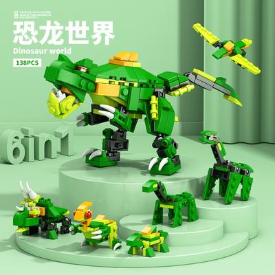 Dinosaurier Autos Dino Bausteine für Mädchen von 6 bis 14 Jahren Mini Block Mikro Bausteine für Erwachsene Montage Kinder Auto Spielzeug