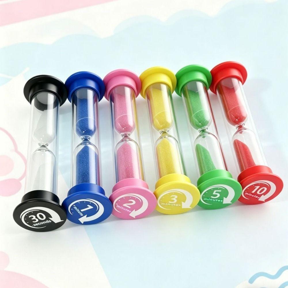 Practical Multiple Durations Sand Timer 1/2/3/5/10 Minutes 30 Second Hourglass Timer Plastic Anti-fall Sand Clock Gift