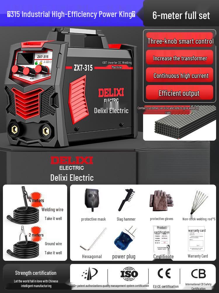 DELIXI Dual Voltage Industrial & Household All-Copper Welding Machine
