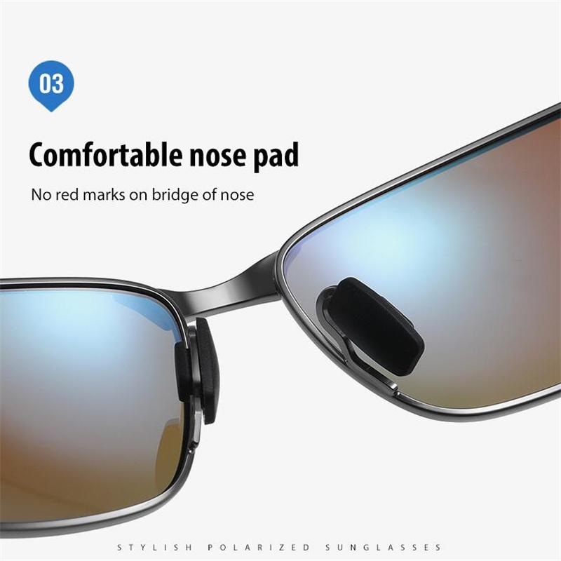 Outdoor Fishing Driving Square Nearsighted Sunglasses With Diopters Anti-Glare Uv400 Shortsighted Eyewear 0 -0.5 -0.75 To -6.0