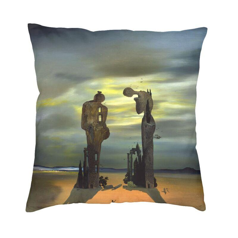 Posiadanie Pamięci Poszewka na Poduszkę 45x45cm Obraz Salvadora Dalego Sztuka Aksamit Urocze Poszewki na Poduszki na Sofę Wystrój Domu