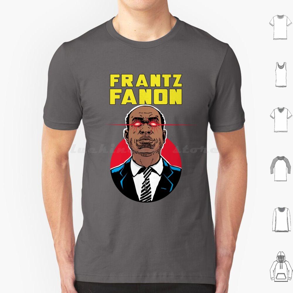 Camiseta Frantz Fanon Está Mirando 6xl Algodón Fresca Tee Fanon Fanon Cómics Superhéroe Socialismo Antirracismo Marxismo Arte Pop