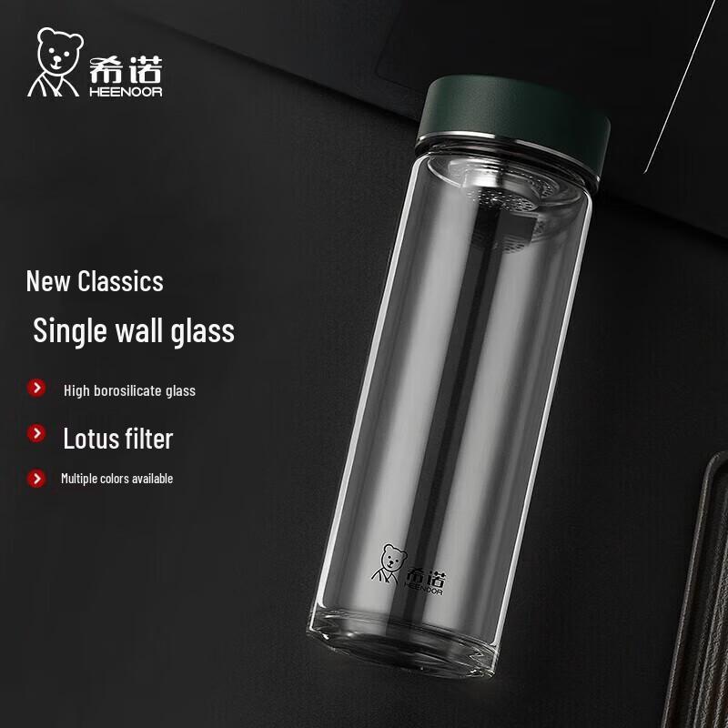 Heenoor XN-6088 Borosilicate Glass Tea Tumbler