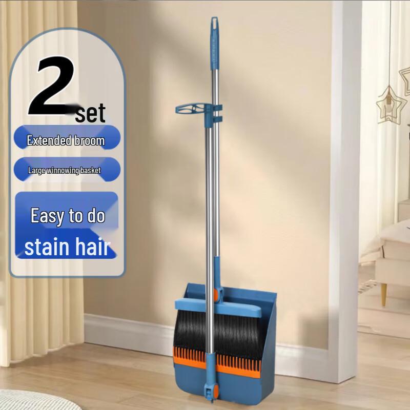 Allies Folding Broom and Dustpan Set