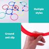 Educational Hopscotch Ring Training Game For Kids Body Sensory Development Antislip Plastic Hoops for Outdoor Activity