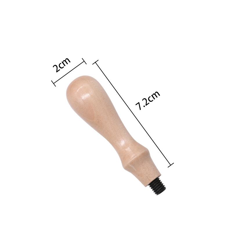 1Pc Retro Wood Color Just Handles Wax Seal Stamp Wood Handle Without Head Portable Mini Diy Seal Tool Post Gifts Decorative