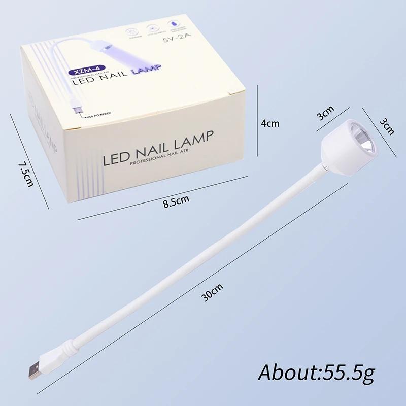 Mini vysoušeč nehtů UV LED lampa na nehty Skládací USB vytvrzovací světla Stolní lampa na gel lak na nehty Quick Dry Sušička na nehty Manikúra